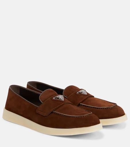 Prada Saint Tropez suede loafers 1