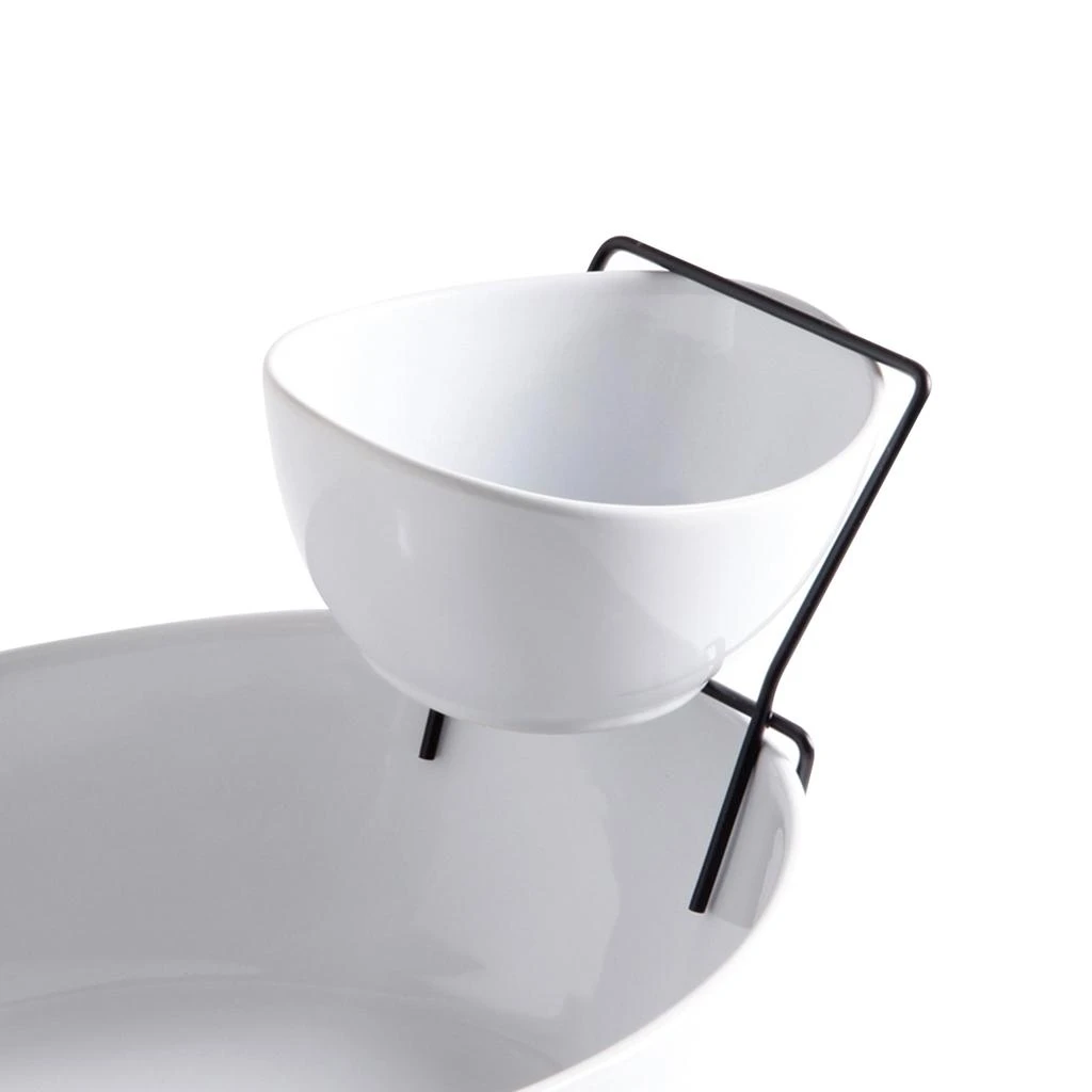 Gibson Gracious Dining 2 Tier Chip and Dip Server Set 2