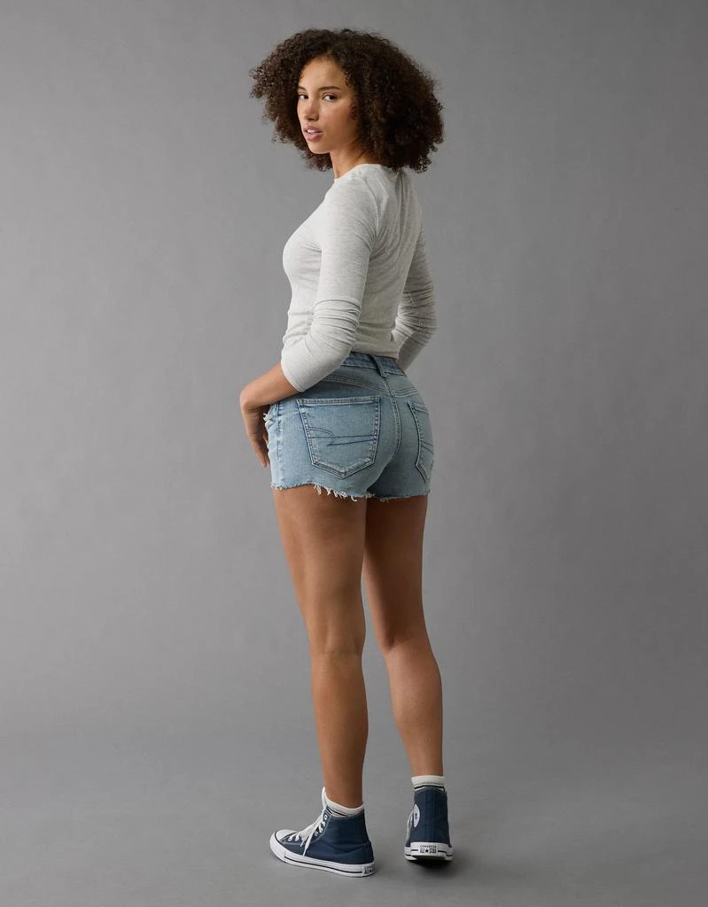 AE AE Next Level Curvy Ripped High-Waisted Denim Short Short 2