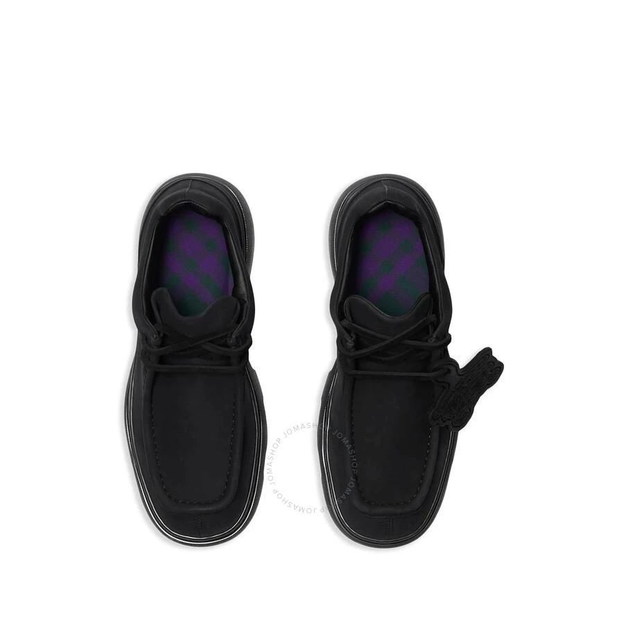 Burberry Lace-Up Creeper Suede Derby Shoes 3