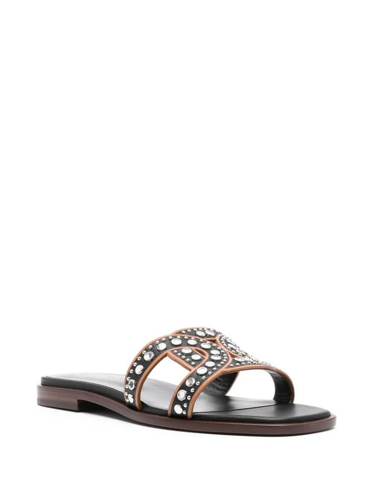 Tod's Tod'S Leather Flat Sandals 2