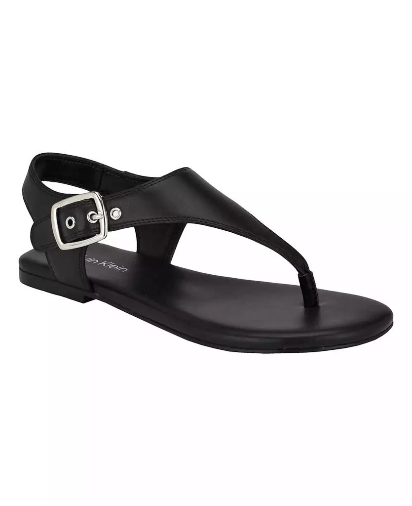 Women's Moraca Buckle T-Strap Flat Sandals – On Sale Now with Up