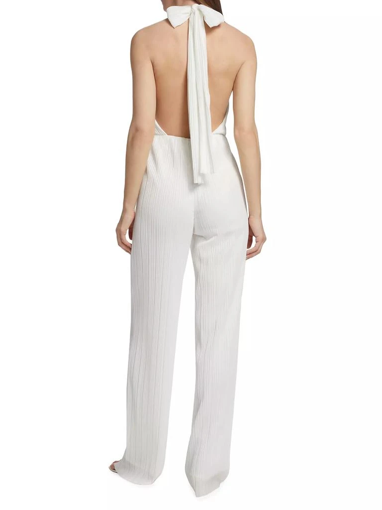 Amanda Uprichard Rivera Sleeveless Halterneck Jumpsuit 5