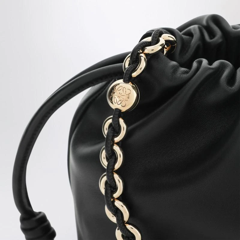 Loewe Medium Flamenco Purse bag in black leather 6