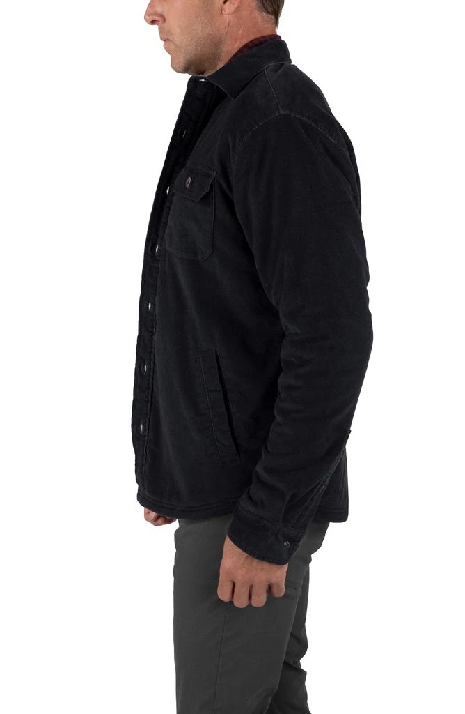 Tailor Vintage Faux Shearling Lined Corduroy Shirt Jacket 5