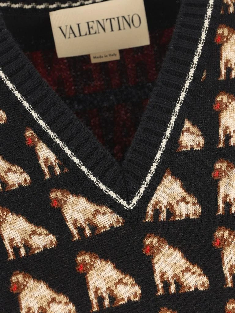 Valentino Valentino Petit Charles Jacquard V-Neck Vest 4