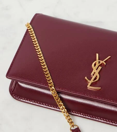 Yves Saint Laurent Cassandre leather phone pouch 5