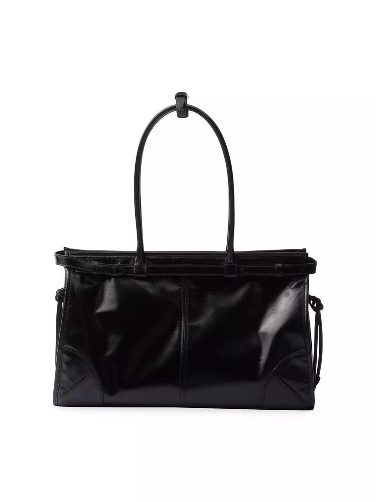 Prada Bonnie Large Leather Tote Hand Bag 4