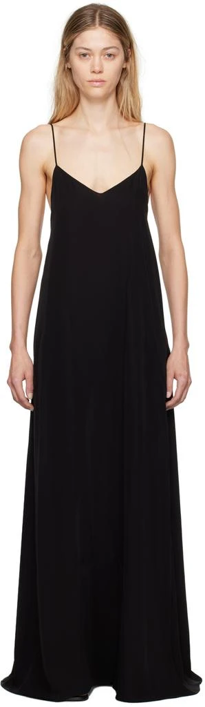 The Row Black Kole Maxi Dress 1