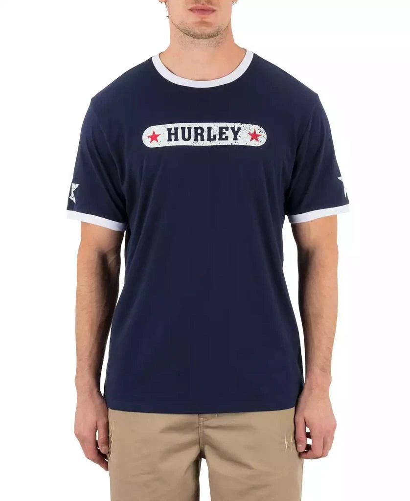 Hurley Men's Blink Ringer Short Sleeve T-Shirt 1
