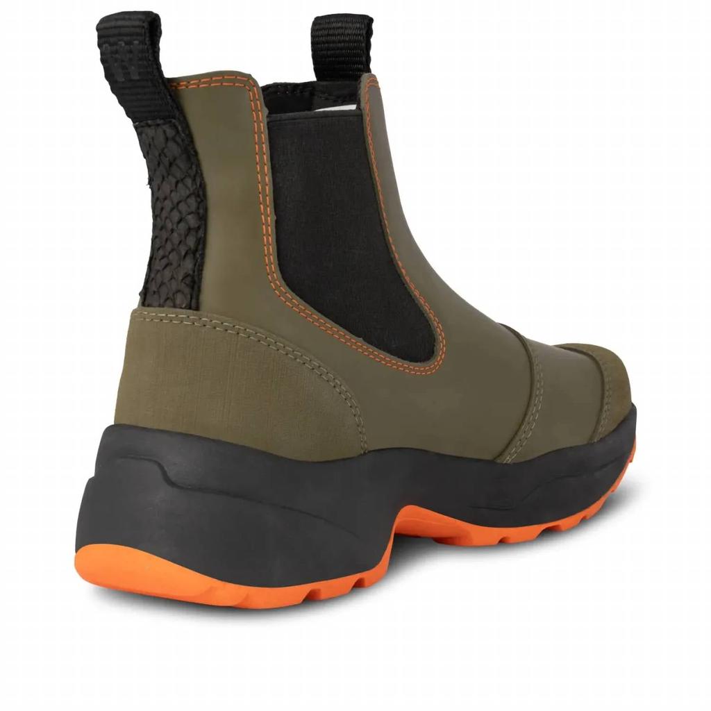 Woden Women's Siri Waterproof Rain Boot In Dark Olive