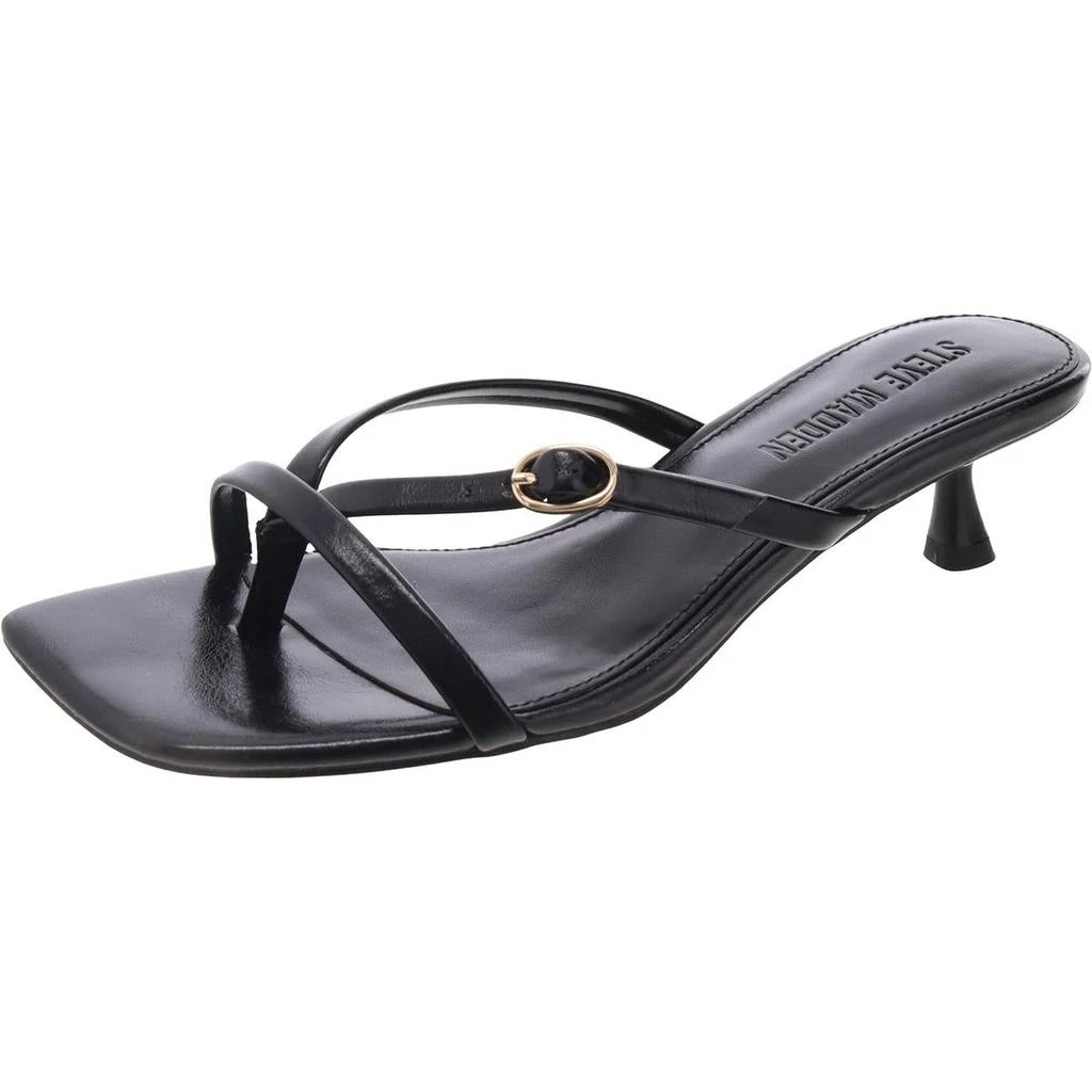 Steve Madden Jana Womens Strappy Faux Leather Mule Sandals 1