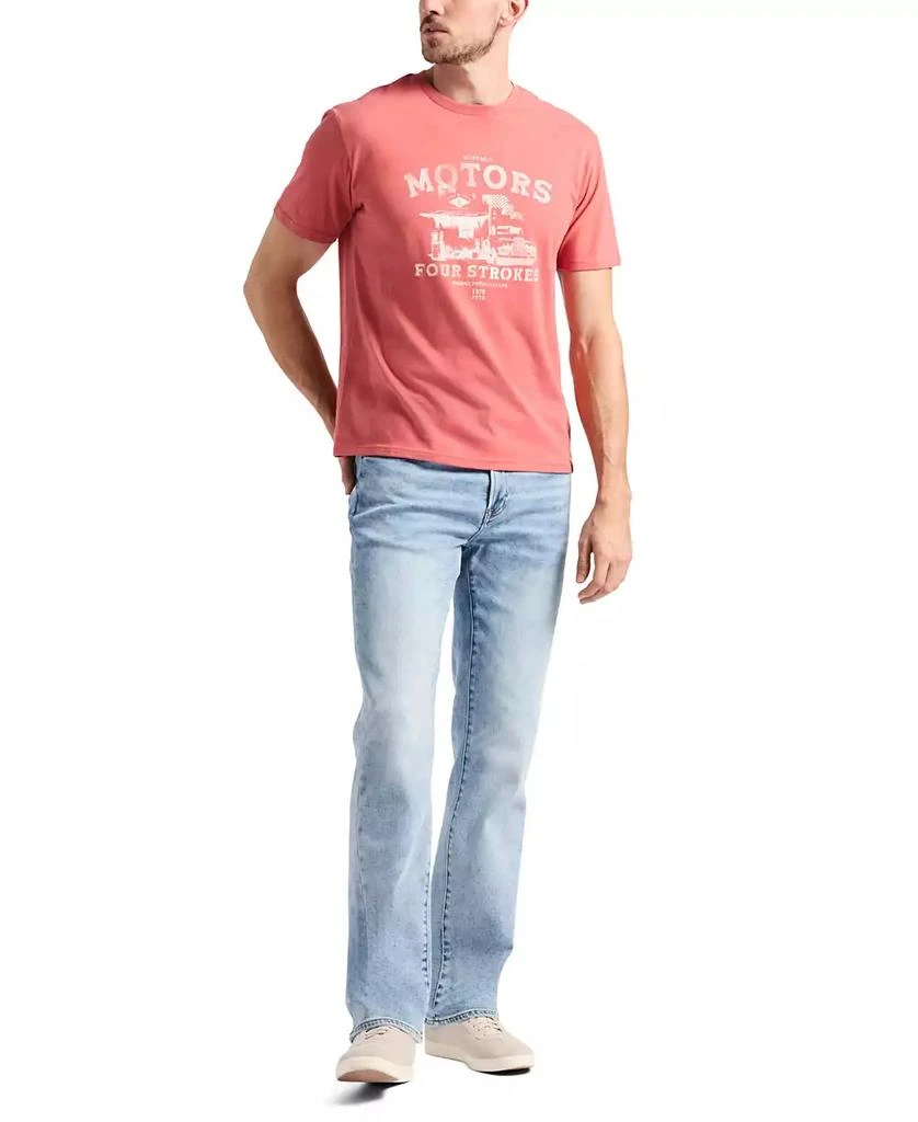 BUFFALO David Bitton Men's Trokes Graphic with Motors Print T-Shirt 5