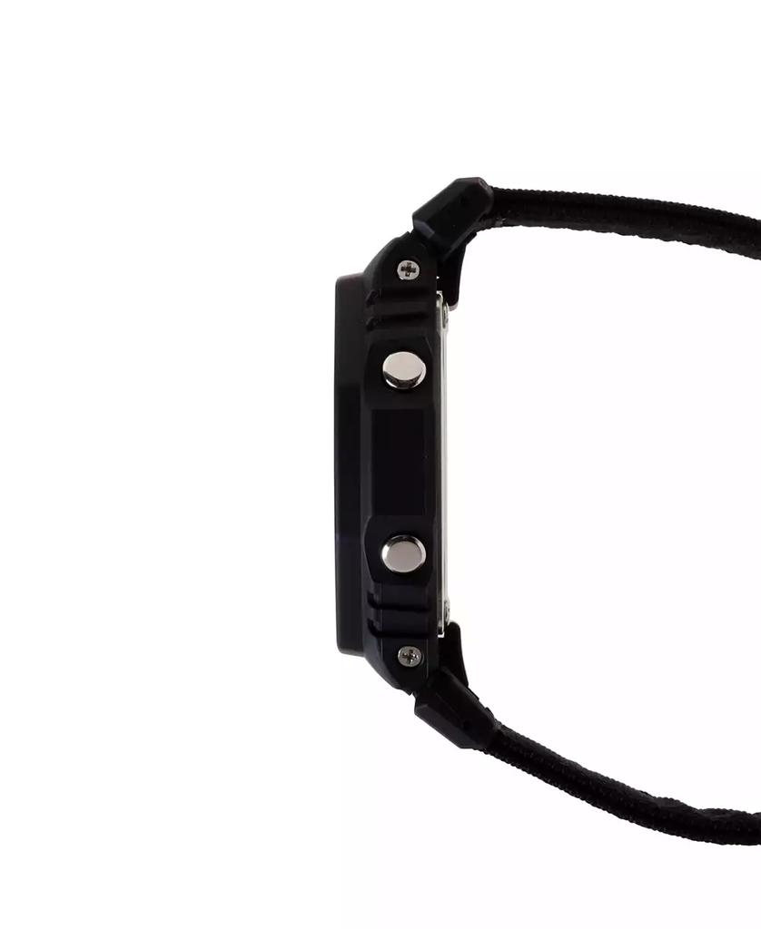 G-Shock Men's Analog Digital Black Cordura and Resin Watch, 45.4mm, GA2100BCE-1A