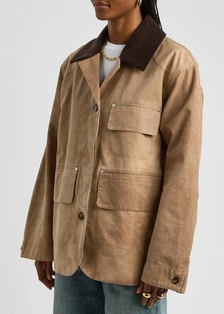 Stella McCartney Faded cotton Harrington jacket 2