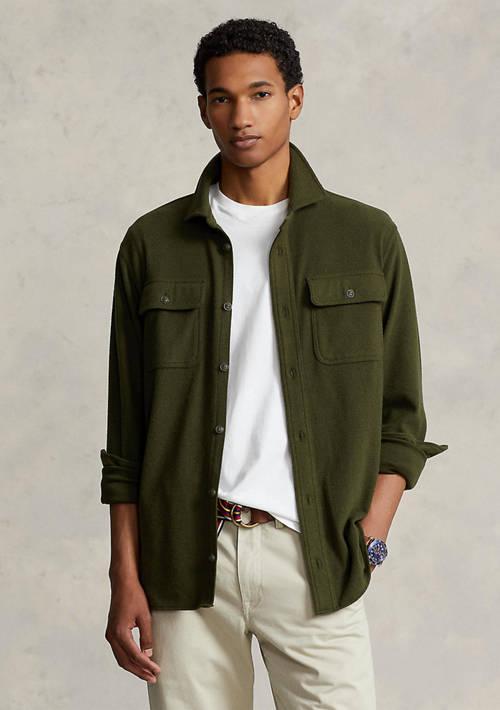 Ralph Lauren Classic Fit Knit Flannel Work Shirt