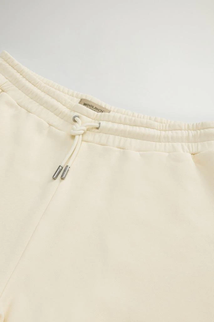 Woolrich Pure Cotton Fleece Shorts - Women - Blue 5