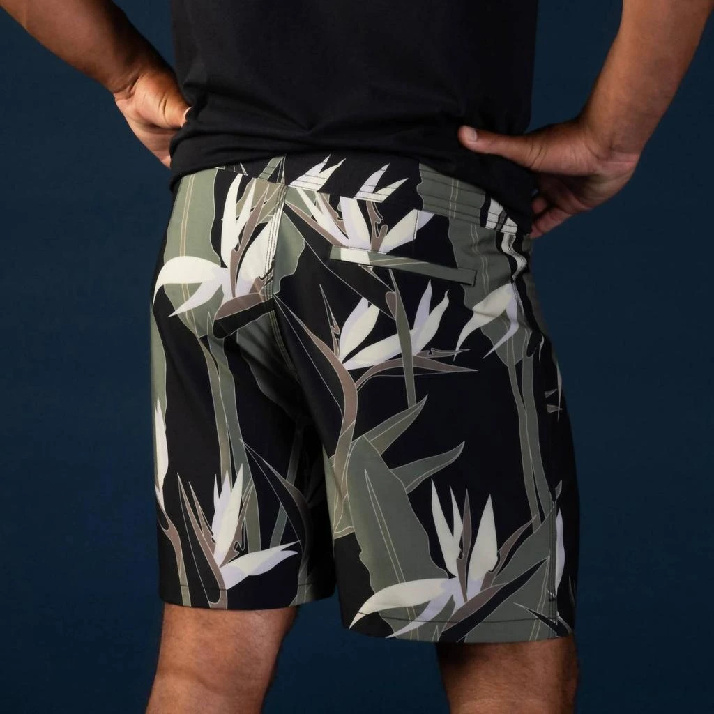 Laird Pro Performance Workout Boardshorts In Paradise Army 2