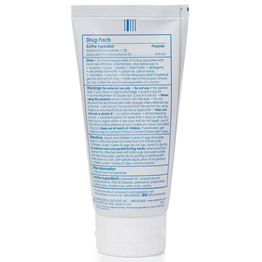 Vanicream 1% Hydrocortisone Anti-Itch Cream 4