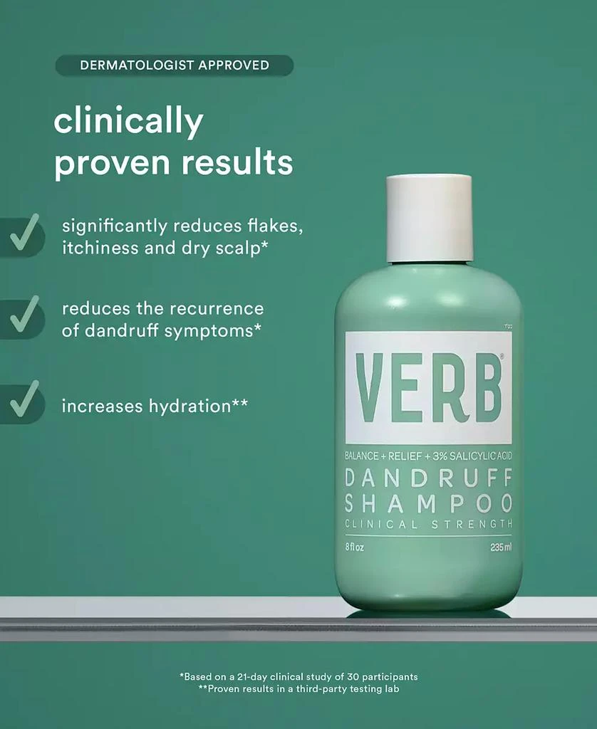 VERB Dandruff Shampoo, 8 oz. 8