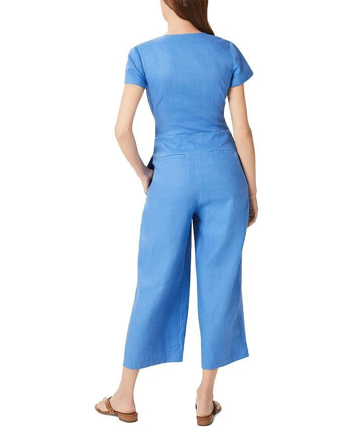 Jayne Cropped Linen Jumpsuit – On Sale Now with Up to 21% Off
