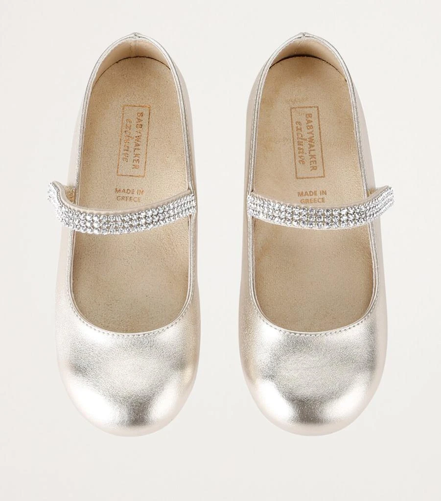 Babywalker Crystal-Strap Ballet Flats 4