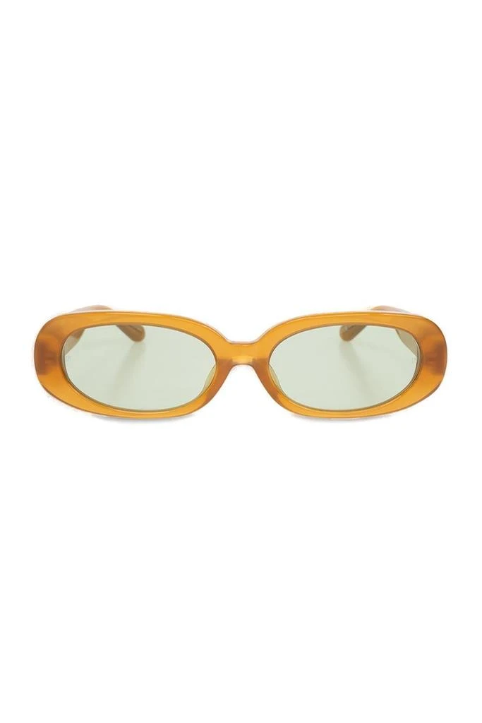 Linda Farrow Linda Farrow X Rowen Rose Cara Oval Framed Sunglasses 1