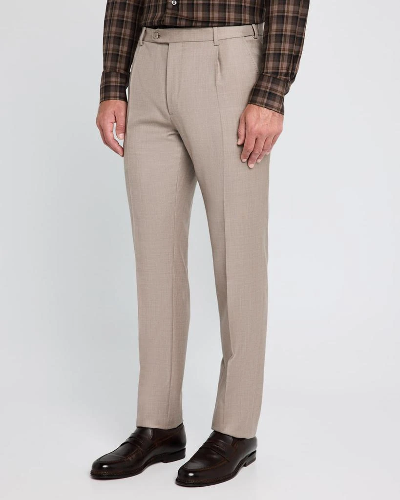 Brioni Men's Wool Twill Trousers 4