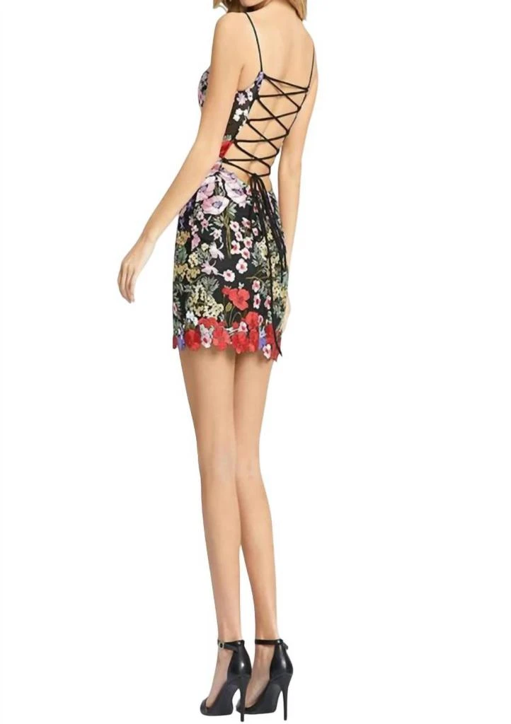 Mac Duggal Mac Duggal - Floral Embroidered Mini Dress 2