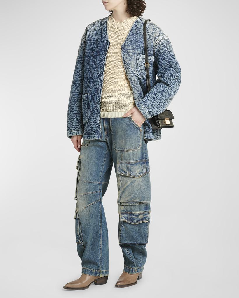 Golden Goose Journey Quilted Denim Jacket - Jackets