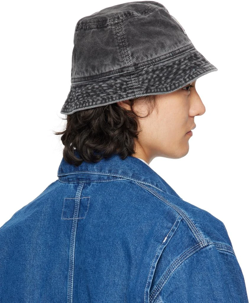 Carhartt WIP Black Reynold Bucket Hat 3