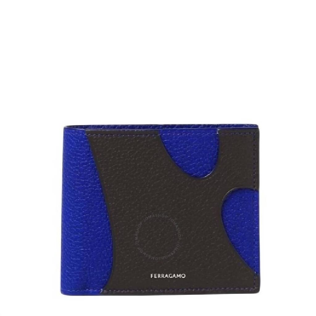Salvatore Ferragamo Salvatore Ferragamo - Men's Cut-out Detailed Leather Wallet