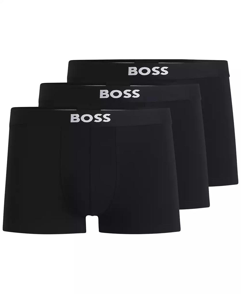Hugo Boss Men's 3-Pack Icon Logo Trunks