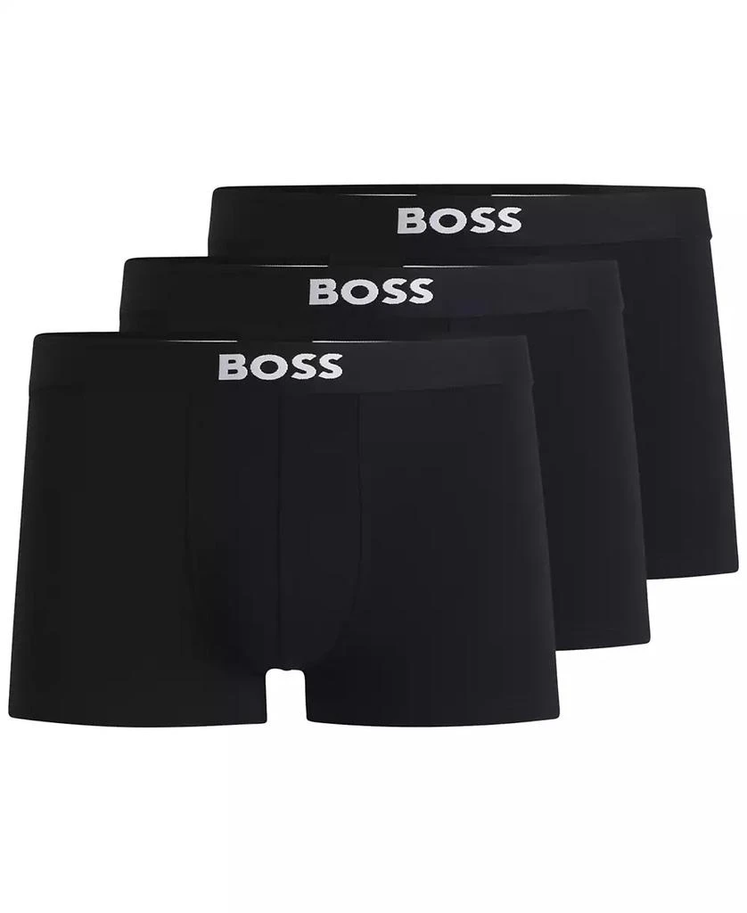 Hugo Boss Men's 3-Pack Icon Logo Trunks 1