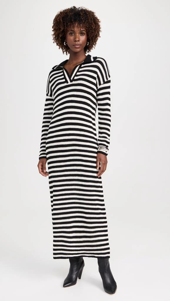 525 Raya Striped Polo Dress 6
