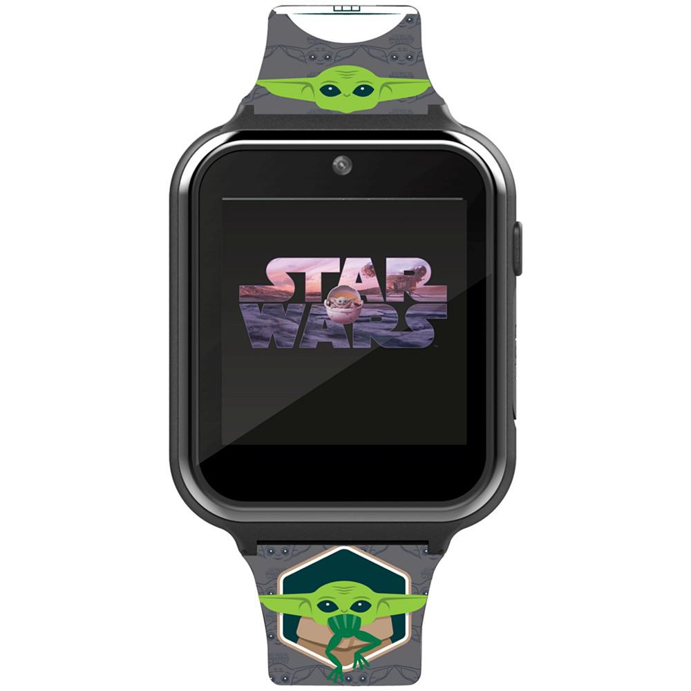 Accutime Kid's Star Wars Baby Yoda Gray Silicone Strap Smart Watch 46x41mm