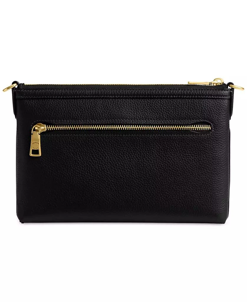 Coach Legacy Small Refined Pebble Leather Zip Top Crossbody 3