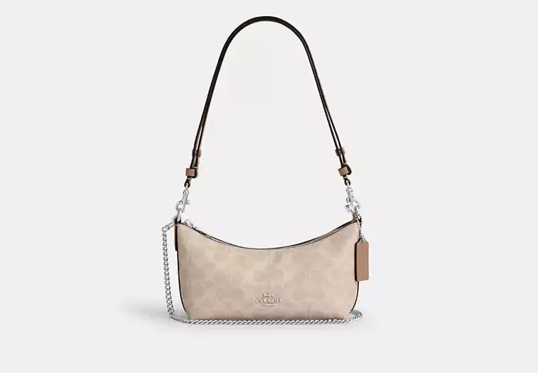 Coach Caitlin Shoulder Bag In Signature Canvas