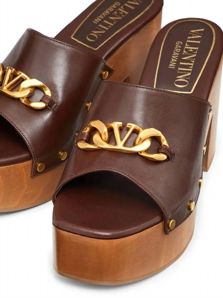 Valentino Valentino Garavani - Women
s Vlogo Chain Leather Mules 5