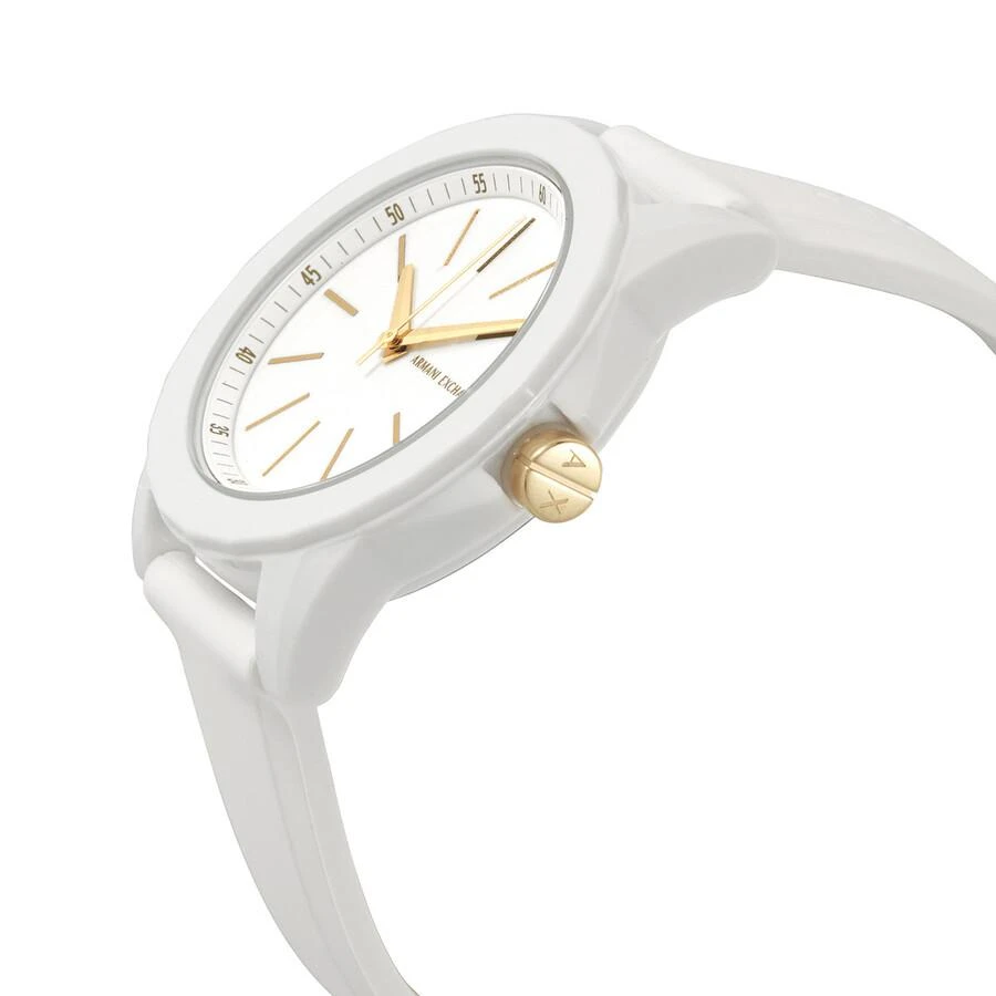 Armani Exchange Lady Banks Quartz White Dial Ladies Watch Set  AX7126 2