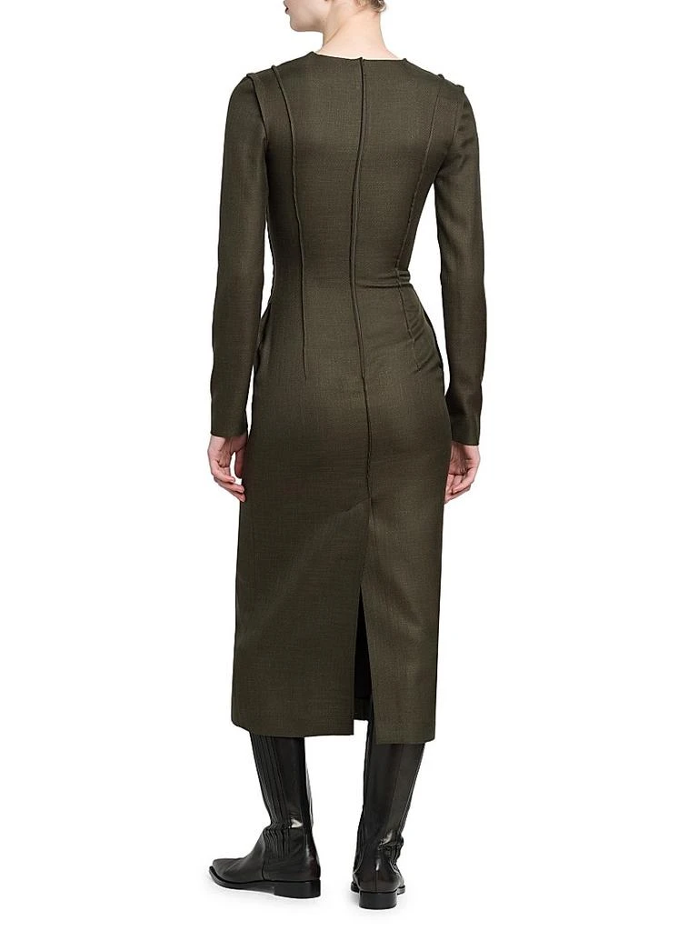 Alberta Ferretti Darted Viscose Dress 5