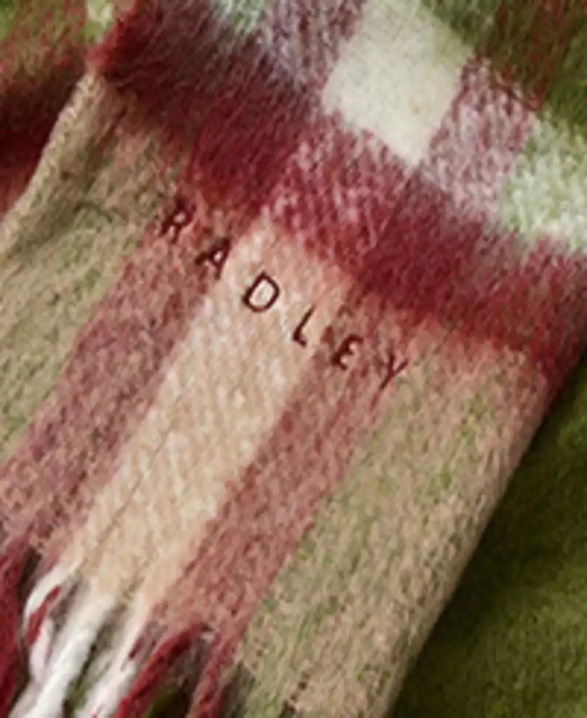 Radley Fluffy Check Scarf 3