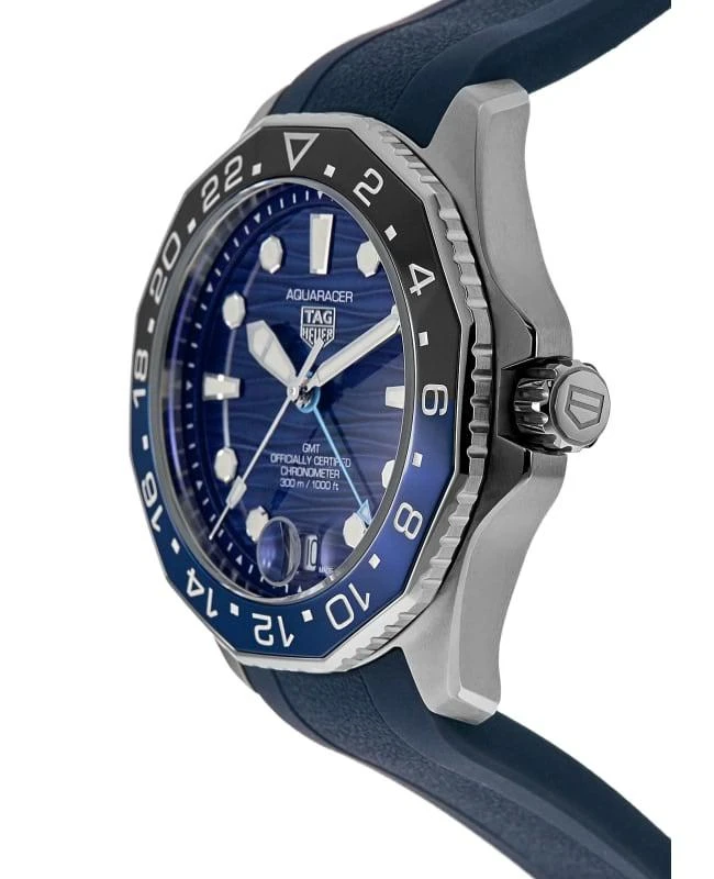 TAG Heuer Tag Heuer Aquaracer Professional 300 GMT Automatic Blue Dial Rubber Strap Men's Watch WBP5114.FT6259 3
