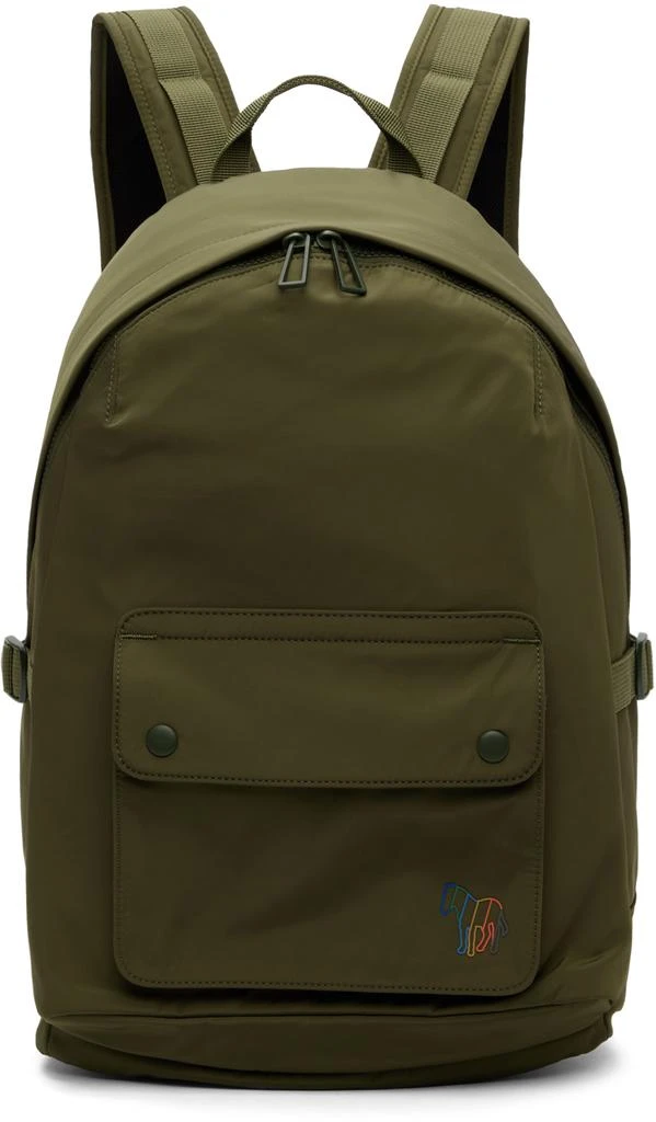 Paul Smith Khaki Zebra Backpack 1