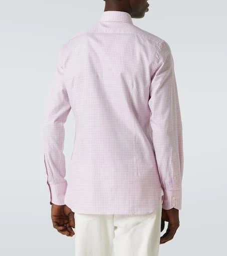 Tom Ford Checked cotton poplin shirt 4