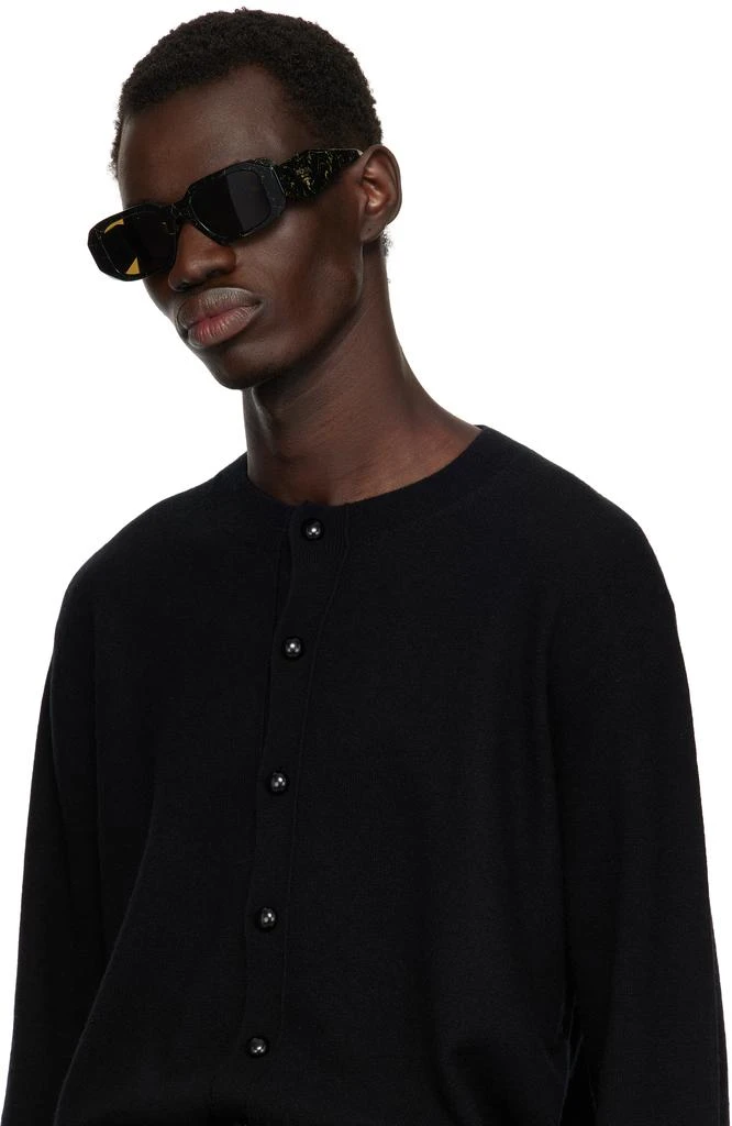 Prada Black & Yellow 'Prada Symbole' Sunglasses 4