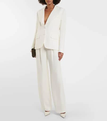 Tom Ford Silk georgette wide-leg pants 2