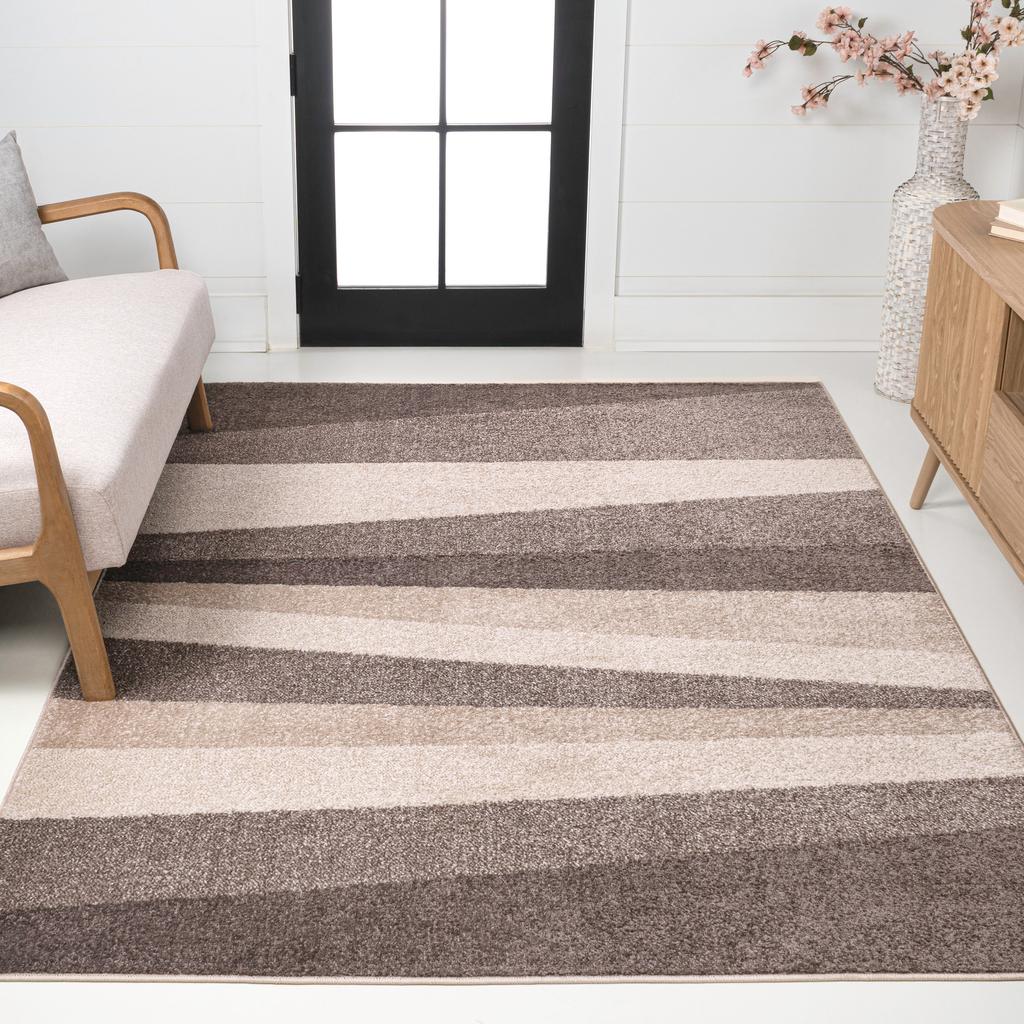 JONATHAN Y Prism Geometric Striped Area Rug