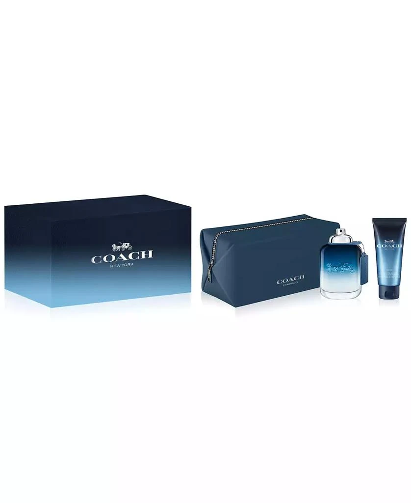 Coach Men's 3-Pc. COACH Blue Gift Set 1