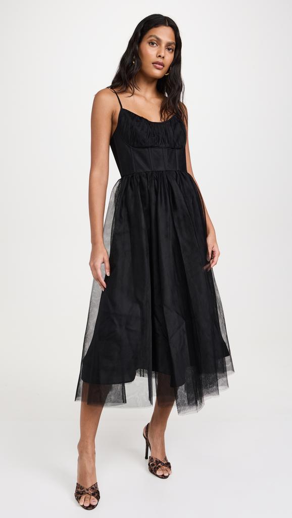 【Zimmermann】Pavilion linen and silk midi dress Zimmermann Pavilion linen and silk midi dress Zimmermann